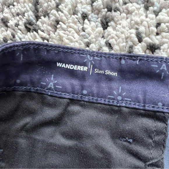 Adriano Goldschmied AG The Wanderer Shorts Navy Blue Bandana Print Stretch 36 - Picture 5 of 12